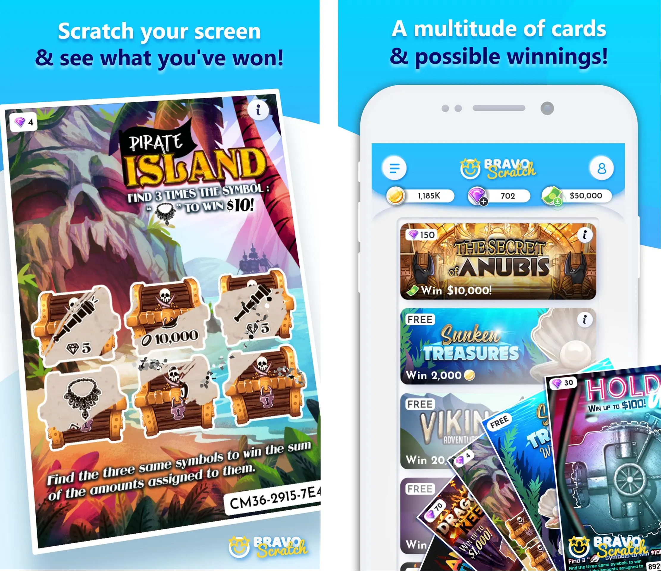 image of the mobile game Bravoscratch